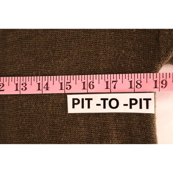 Sonoma green olive Open Front Cardigan Sweater Size PM - Picture 7 of 12